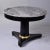 Black Ebonised 19th Century Mahogany Round Center Empire Table With Marble Top For Sale - Image 8 of 13