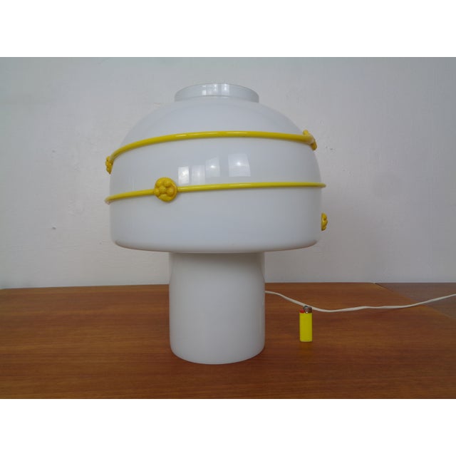 Large Murano Mushroom Table Lamp, Italy, 1970s For Sale - Image 13 of 13