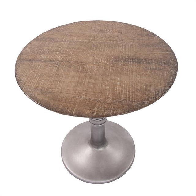 Whether our distressed wooden bistro table becomes a daily meeting place, a place for a casual dinner or a place for your...