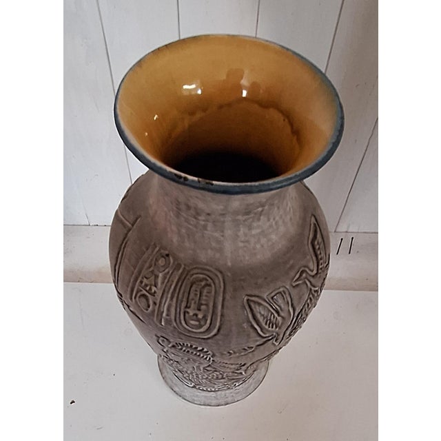 Vintage German Ceramic Vase, 1970s For Sale - Image 3 of 5