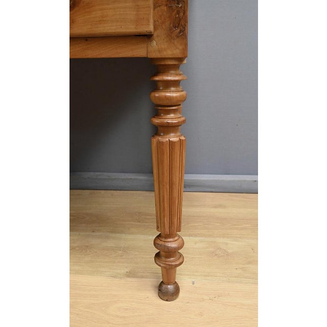 Louis Philippe Style Cherrywood Writing Desk, Late 19th Century For Sale - Image 9 of 18