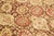 Modern Paki Peshawar Wool Rug in Brown and Gold With Allover Floral Design For Sale - Image 9 of 10