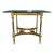 Neotransitional Gothic Brass End Table For Sale