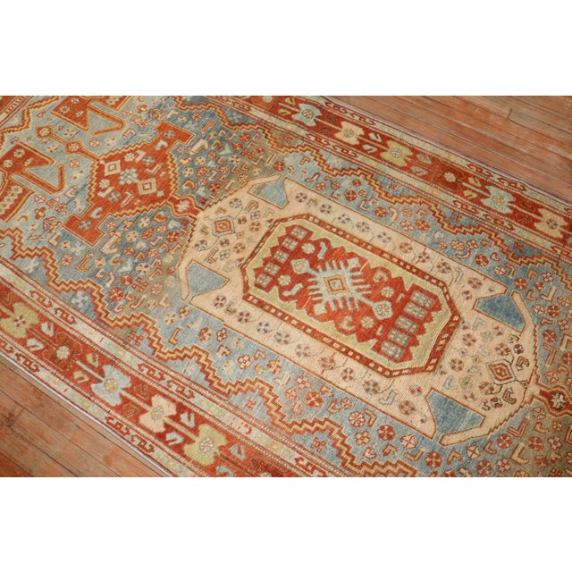 Quirky Antique Persian Bidjar Rug - 4'4" x 11' For Sale In New York - Image 6 of 18