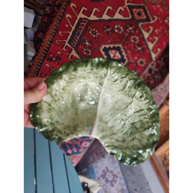 VIETRI Vintage Italian Majolica Cabbage Tureen Soup Set of 11 Pieces For Sale - Image 4 of 12