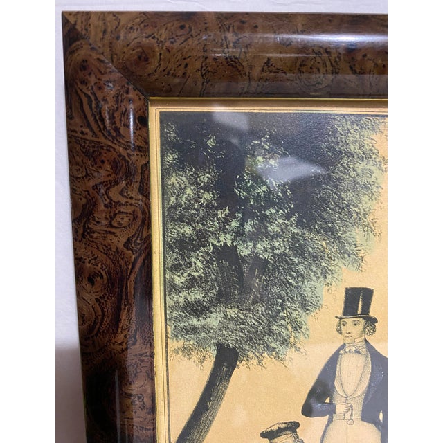 Victorian Currier Hand Colored Lithograph Ca.1845-The Life and Age of Man. Stages of Man's Life From the Cradle to the Grave. For Sale - Image 3 of 4