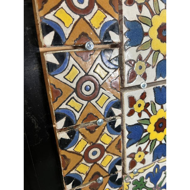 1920's All Original Malibu Tile Fountain With Gladding McBean Woman Spitter For Sale - Image 10 of 13