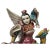 Pink Chinese Vintage Color Ceramic Warrior Riding Phoenix Figure Display Art For Sale - Image 8 of 8