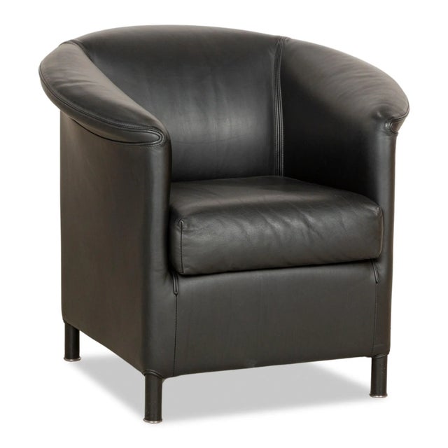 Aura Leather Chair by Paolo Piva for Wittmann For Sale - Image 10 of 10