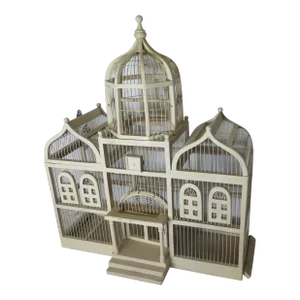 Harrods Department Store 19th Century French Gabled and Metal Hand Crafted Birdcage