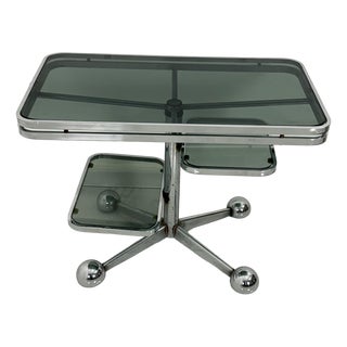 Allegri Parma Coffee Table with Wheels, 1970s For Sale