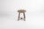 Brown Antique Brass Tray Table with Turned Wood Legs, 1890s For Sale - Image 8 of 15