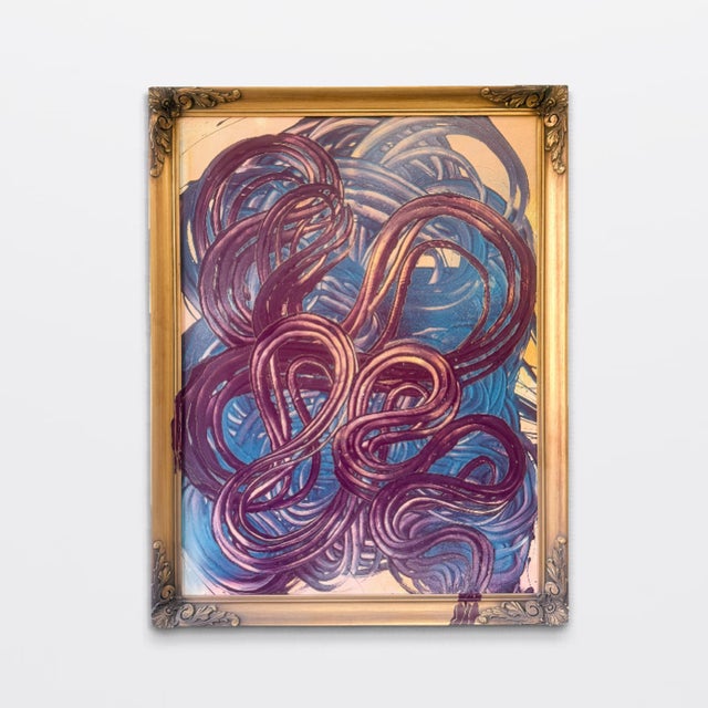 "The More You Change" by Daisy-Anne Dickson Original mixed-media painting by Daisy-Anne Dickson created entirely by hand...