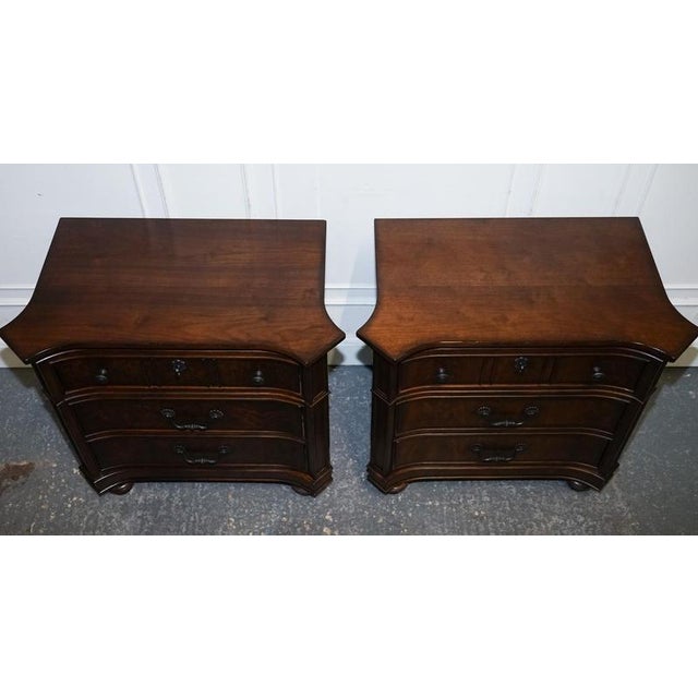 Large American Trinidad Nightstands from Thomasville, Set of 2 For Sale - Image 14 of 15
