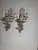 1930s Silvered Metal Sconces - a Pair For Sale - Image 13 of 14