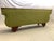 19th Century Antique Mahogany Regency Settee in Chartreuse Velvet For Sale - Image 4 of 7