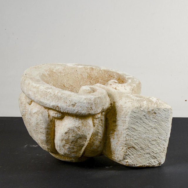 1950s Conchiglia-Shaped Tray in Stone For Sale - Image 5 of 18