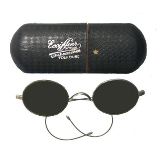 French Spectacles/Eyeglasses & Case For Sale