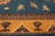 19th Century Royal Blue Background With Great Asymmetric Pattern and Allover-Medallion Design Antique Chinese Peking Rug For Sale - Image 5 of 11