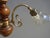 3-Light Chandelier in Wood, Bronze and Glass, 1980s For Sale - Image 4 of 12