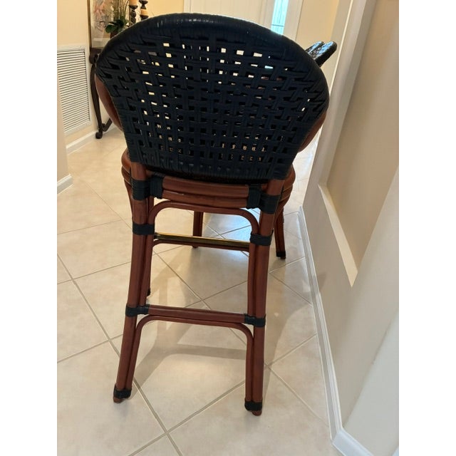 Palecek Palecek Designer Bar Stools- Vintage For Sale - Image 4 of 12