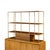 Paul McCobb for Calvin Mid Century Walnut and Brass Room Divider Credenza With Hutch For Sale In Chicago - Image 6 of 15