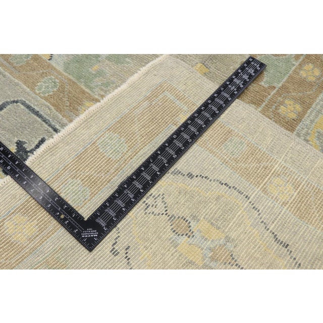 Early 21st Century Turkish Oushak Rug, 10'01 X 13'10 For Sale - Image 5 of 9