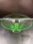 Art Deco Early 20th Century Old Uranium Vaseline Glass Pedestal Centerpiece Compote For Sale - Image 3 of 13