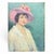 Portraiture Antique Original Miniature Oil on Copper Portrait | Michel Jacobs, Washington d.c. c.1910 For Sale - Image 3 of 11