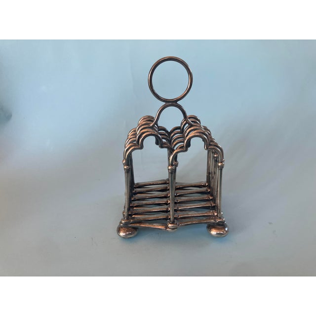 Rare 19th Century English Hallmarked Silver Campaign Folding Toaster Rack For Sale - Image 4 of 16