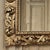 Grand Mid-Century Italian Baroque Pierced Giltwood Mirror For Sale - Image 9 of 15
