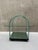 Glass Postmodern Italian Curved Green Glass Bar Cart by Fiam, 1980s For Sale - Image 7 of 11