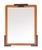 Brown Art Deco Amsterdamse School Dutch Wall Mirror with Oak Frame, 1920s For Sale - Image 8 of 8