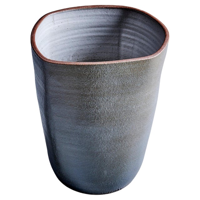 American Ceramic Planter in Grey by Brent Bennett, 2022 For Sale