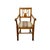 Traditional Dutch Empire Lyre Back Armchair in Cherrywood For Sale - Image 3 of 13