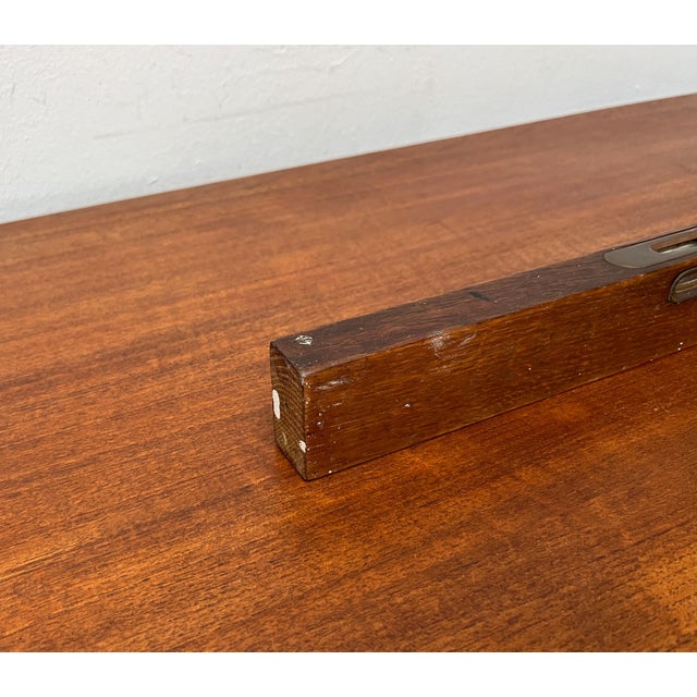 Mid-Century Modern German Teak Waterlevel, 1950s For Sale - Image 14 of 18