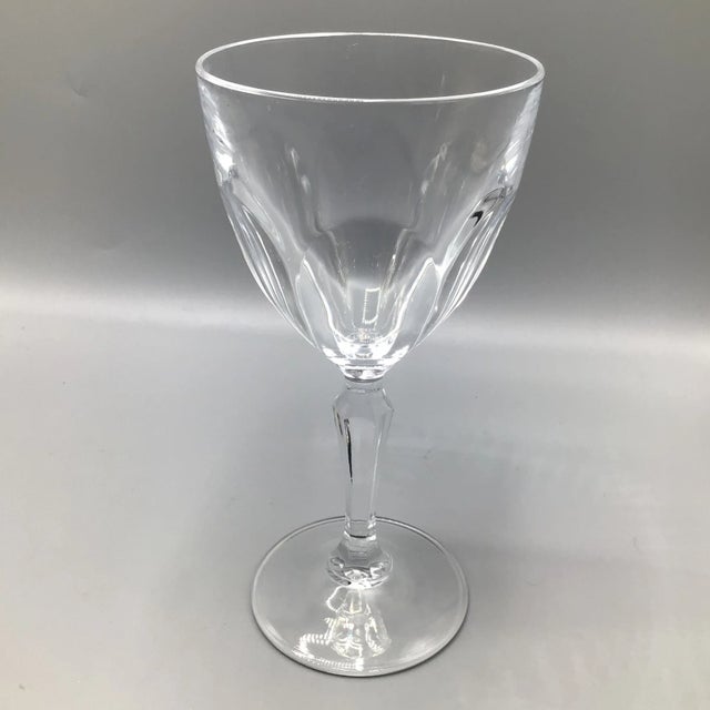 Cristal D’Arques Durand Washington Claret Crystal Wine Glasses-Set of 6 For Sale - Image 9 of 13