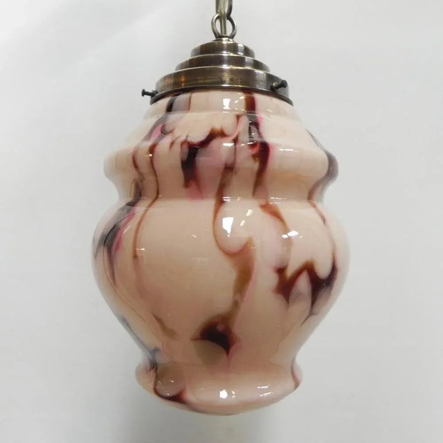 Art Deco Hanging Lamp For Sale - Image 10 of 18