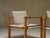 Wood Farmer Chairs and Magazine Rack by Gerd Lange for Bofinger, 1960s, Set of 2 For Sale - Image 7 of 12