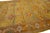 Textile Vintage Arts and Crafts Style Golden Ochre Wool Rug With Stylized Floral Motif For Sale - Image 7 of 11