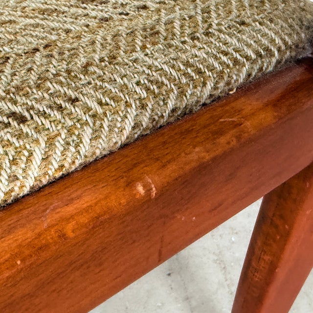 Beige Vintage Scandinavian-Style Dining Chairs, 1960s, Set of 2 For Sale - Image 8 of 11