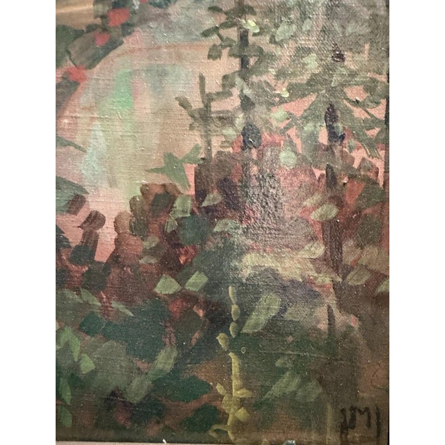 Meyer Moringen Helene, Wesertal Gieselwerder Reinhardswald View, 1890s, Oil on Canvas For Sale - Image 7 of 13