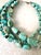 American Multi Strand, Turquoise Vintage Necklace For Sale - Image 3 of 4