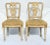 Mustard Italian Carved Spade Leg Side Chairs - a Pair of 2 For Sale - Image 8 of 8