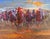 The Durbar Spirit, Oil Painting on Wood by Godfrey Afebuame (2026) For Sale