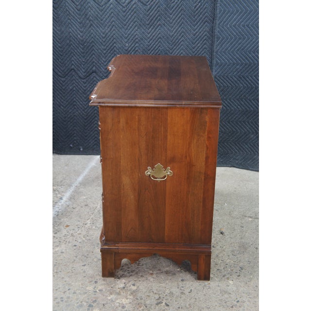 1970s Pennsylvania House Georgian Style Cherry Block Front Chest of Drawers Dresser For Sale - Image 12 of 12