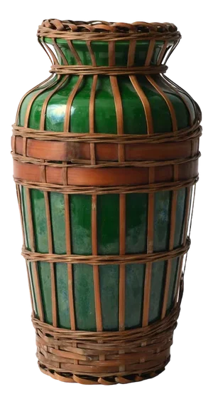 Antique Japanese Awaji Ceramic Vase, 1890s