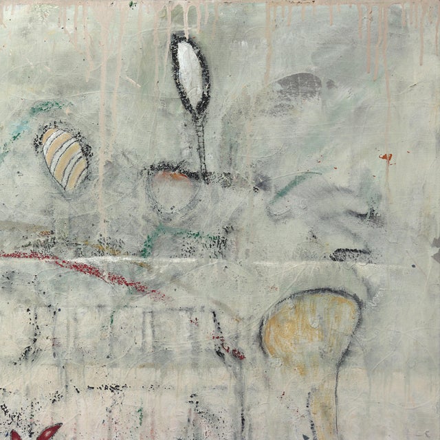 2020s Mid-Hudson Inscape - Large Abstract Expressionist Mixed Media Painting on Canvas by Bruce Rubenstein For Sale - Image 5 of 9