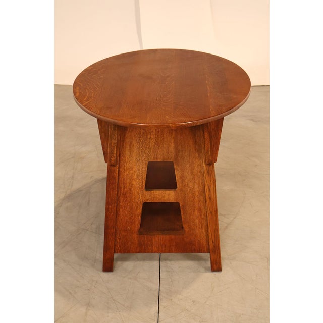 Stickley Mission Collection Oak Limbert Library Table For Sale - Image 14 of 18
