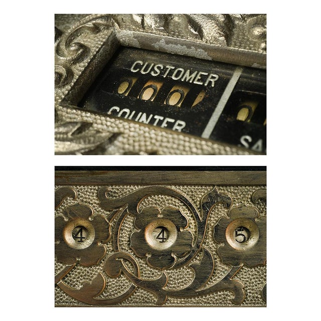 Gold Late 19th Century Cash Register For Sale - Image 8 of 13